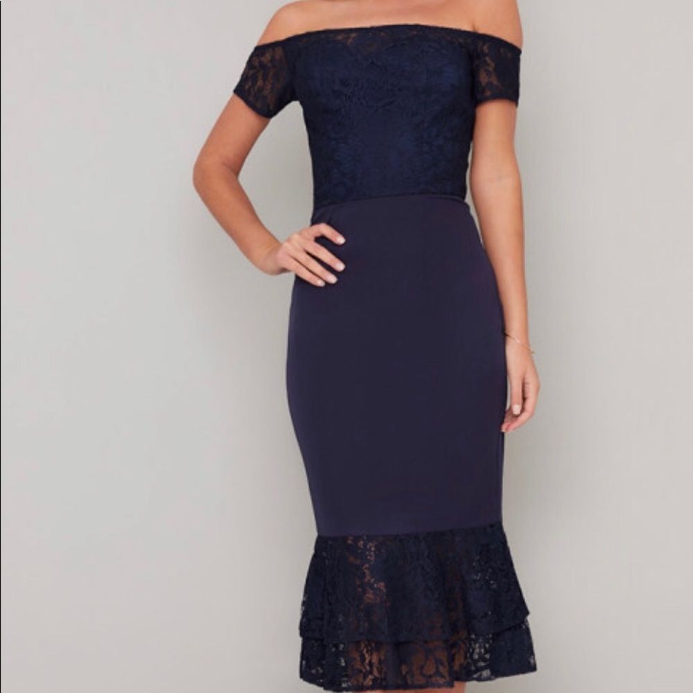 NWT stunning lace Midi dress